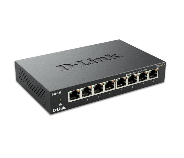 D-Link 8p DGS-108 (8x10/100/1000Mbit) - 78605 - zdjęcie 3